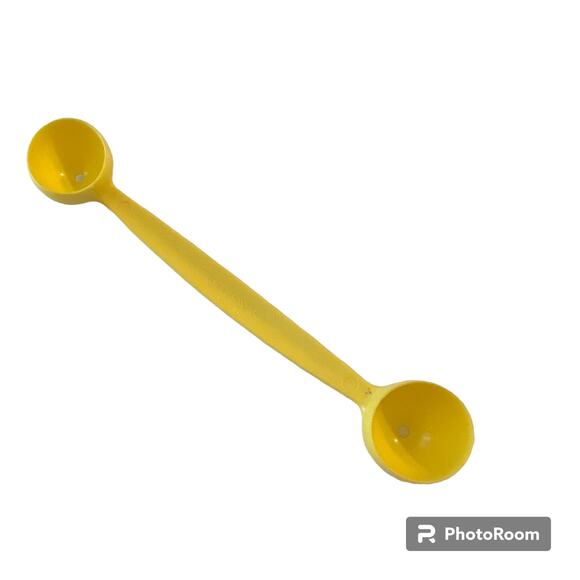Tupperware Melon Baller 1333-10 Plastic Yellow 6.75 in 2 Sizes Dishwasher Safe - Picture 1 of 6